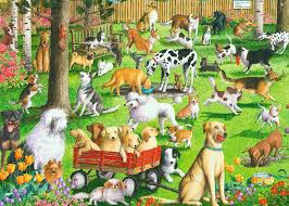 Ravensburger Jigsaw Puzzle, 500 Piece (At the Dog Park Lge Form)