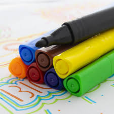 Bazic | Washable Markers Broad Line Jumbo Triangle 8 Colour