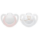 Nuk | Star Silicone Soothers -2pk - Asstd designs