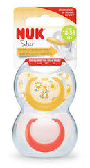 Nuk Star Latex Soothers 2pk