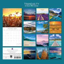 2026 Square Calendar Tranquility