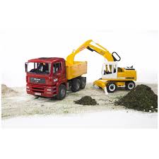 Bruder | 02751 MAN TGA Construction truck with Liebherr Excavator