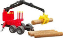 Bruder | Forestry Trailer w/Loading Crane