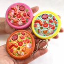 Pizza Squishy Keyring- Assorted