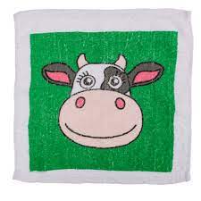 Magic cotton towel, Farm Animals - Assorted