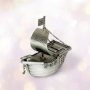 Pewter Pirate Ship Money box