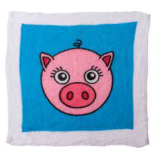 Magic cotton towel, Farm Animals - Assorted