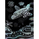 Avenir Scratch with Stencil Transportation