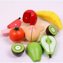 Woody Puddy | Fruit and Vegetables Magnetic Wooden Toys Set