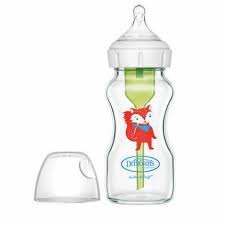 Dr Brown's 270ml Options+ Anti-Colic Bottle - Fox Deco - Glass