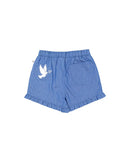 Radicool Kids | Chambray Frill Short - Blue