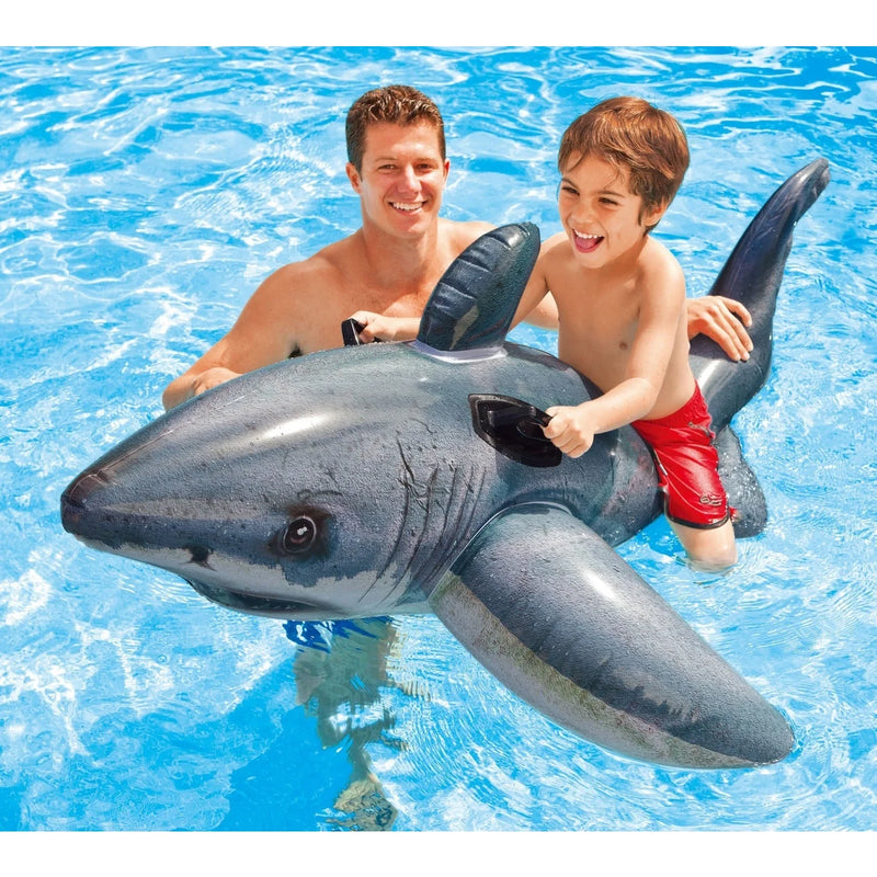 Shark Rine Intex 57525 Great White Shark Ride On