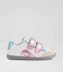 Bobux | I Walk Blaze Girls Shoes - White/Pink Metallic