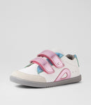 Bobux | I Walk Blaze Girls Shoes - White/Pink Metallic