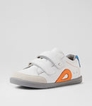 Bobux | I Walk Blaze Boys Shoes - White/Azure