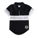 Cracked Soda | Jagger Detailed Polo Black