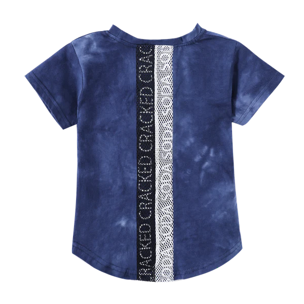 Cracked Soda Javier Essential Tee Blue Wash 3-8