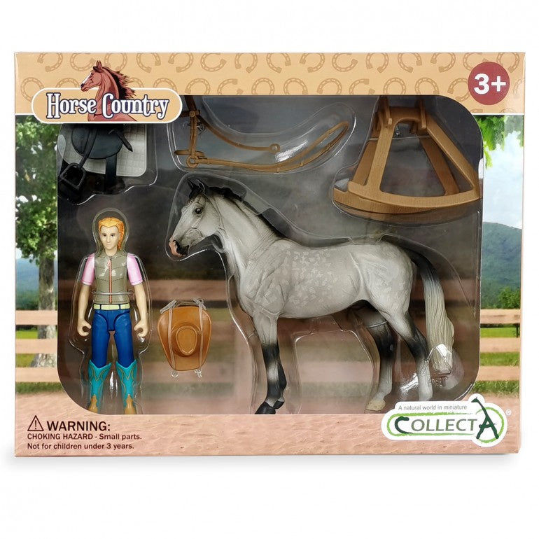 CollectA | Horse Country - Cowgirl Rider with Accessories