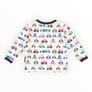 Korango | Farm Trucks Long Sleeve Top -  Beige