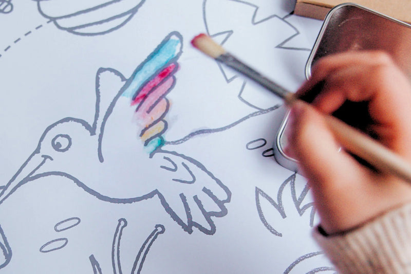 Honeysticks | Jumbo Posters and Watercolour Paints Activity Set