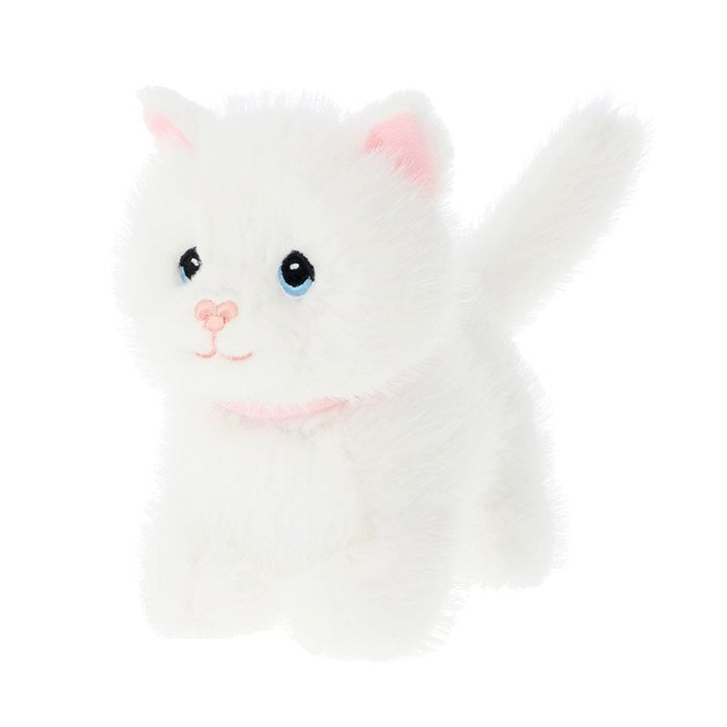 Keeleco Standing Cat White Kitten 18 cm Soft Toy