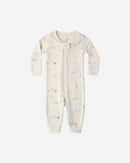 Quincy Mae - Zip long-sleeve Sleeper - Farm