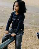 The Girl Club | Charcoal Fox LS Tee