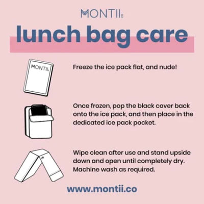 Large Insulated Lunch bag for Keeping Food Cool by Montii Co - Construction