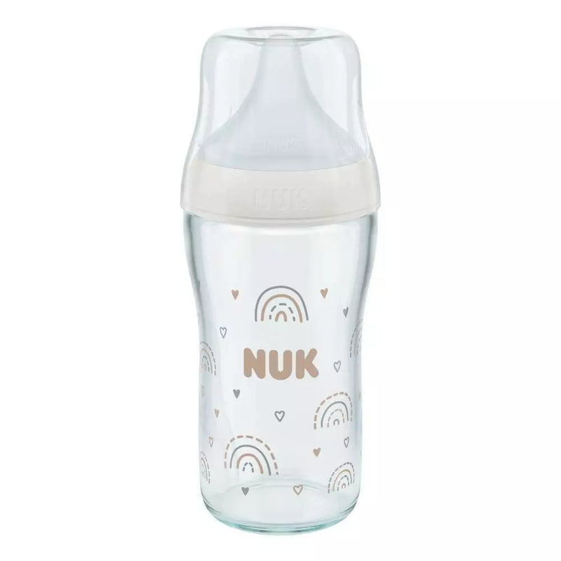 NUK Perfect Match Glass Bottle Temperature Control | Anti Colic Vent