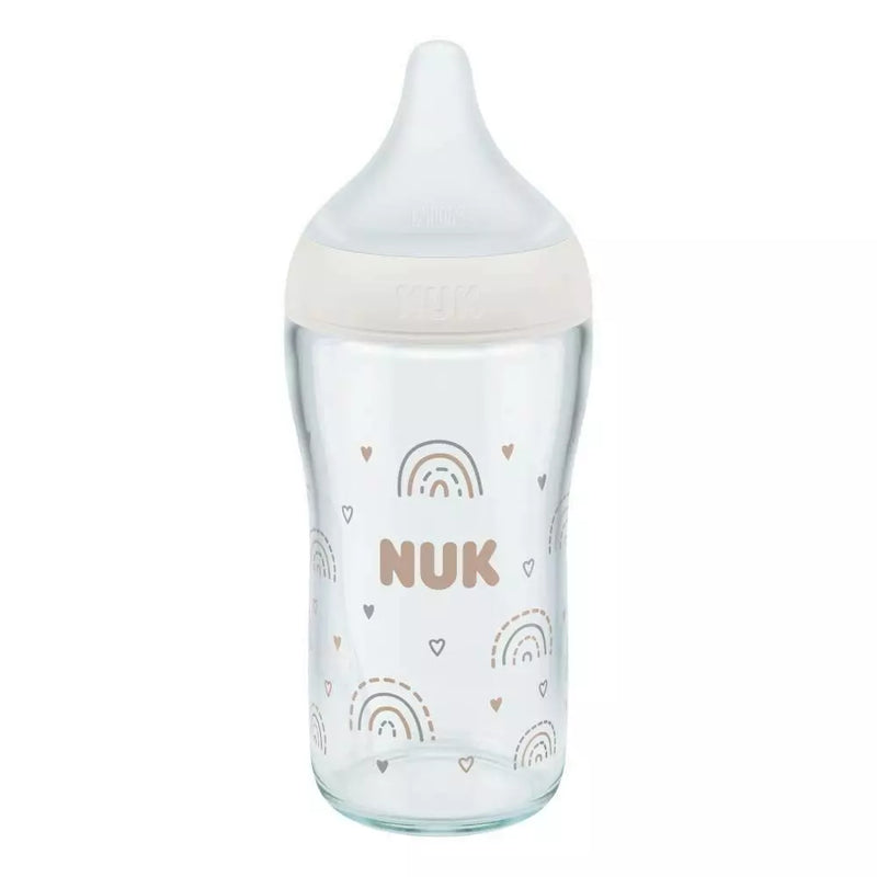 NUK Perfect Match Glass Bottle Temperature Control | Anti Colic Vent