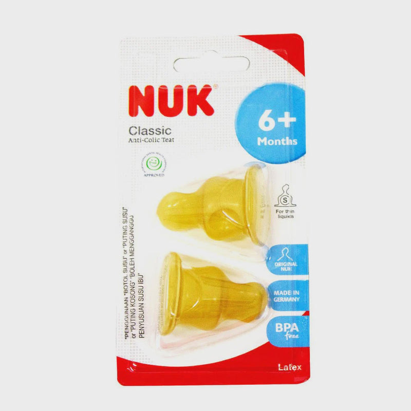 Nuk | Classic Narrow Latex 6 months + S