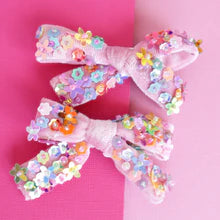 Lauren Hinkley | Floral Sequin Bow Clip