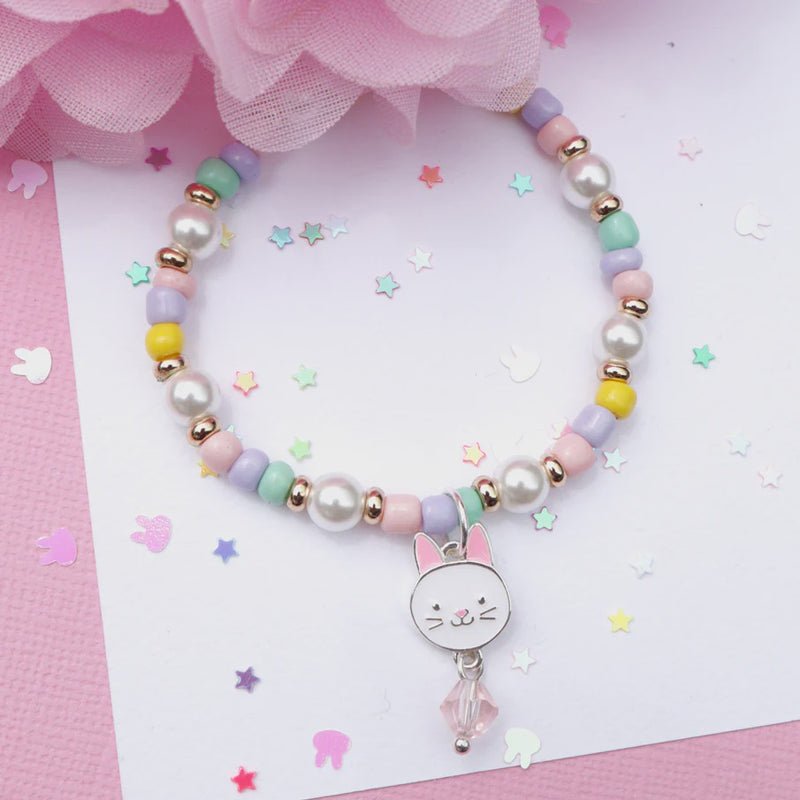 Lauren Hinkley | Tea Party Bunny Charm Elastic Bracelet