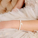 Lauren Hinkley | Freshwater Pearl Cross Elastic Bracelet