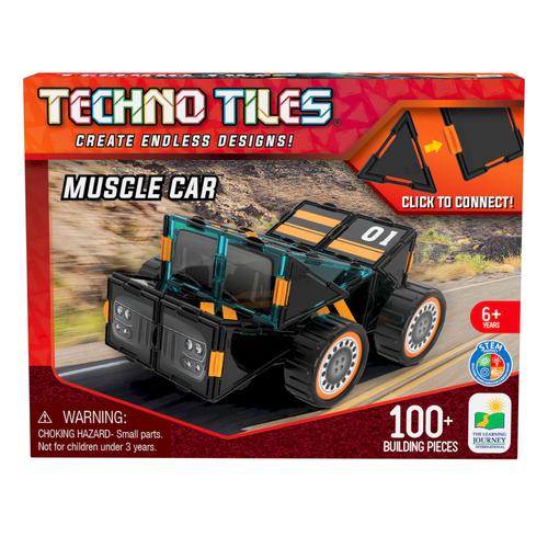 The Learning Journey | Techno Tiles 100 pcs - Muscle Car