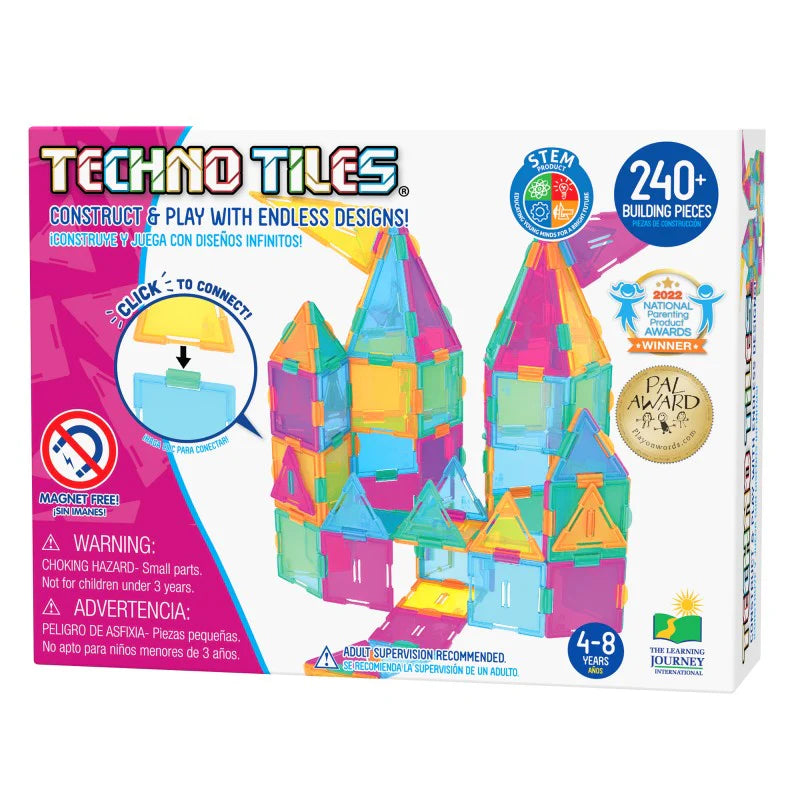 The Learning Journey | Techno Tiles 240 pcs (2023) Pastel Edition