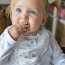 Little Bamboo Muslin Bib 2Pk - Dusty Rose