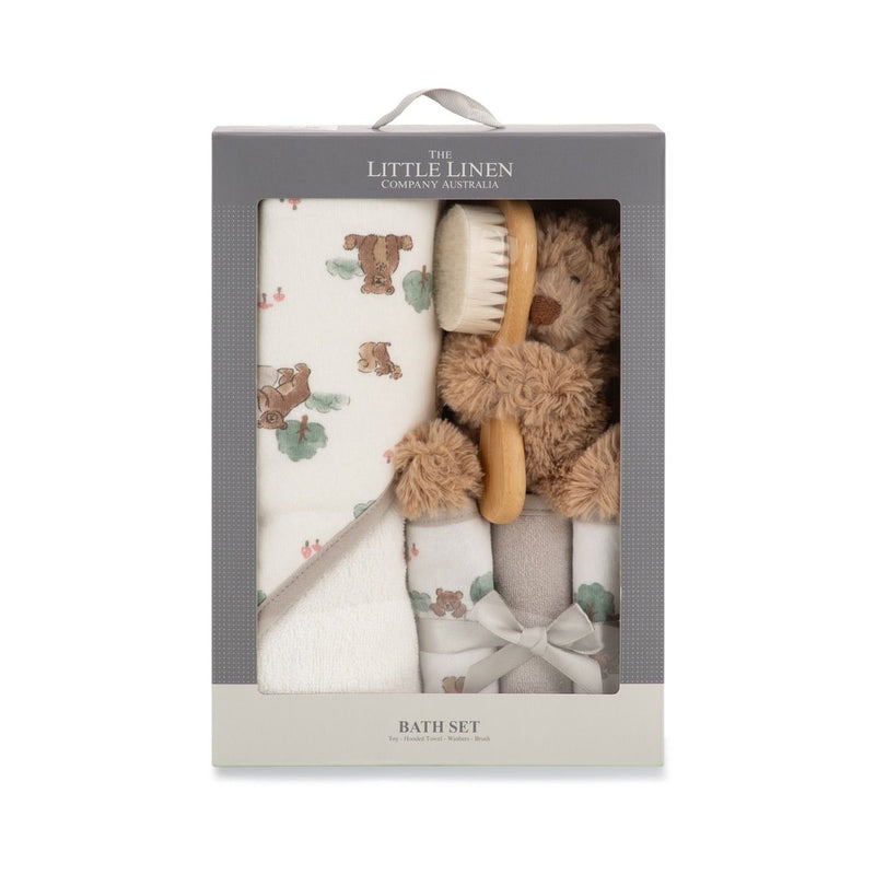 Little linen | Bath Gift Set - Willow Bear