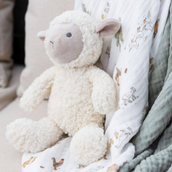 LITTLE LINEN MUSLIN 3PK - FARMYARD LAMB