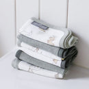 Little Linen Towelling Washer 6pk - Farmyard Lamb