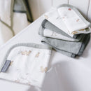 Little Linen Towelling Washer 6pk - Farmyard Lamb