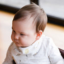 LITTLE LINEN JERSEY BIB 2PK - Harvest Bunny