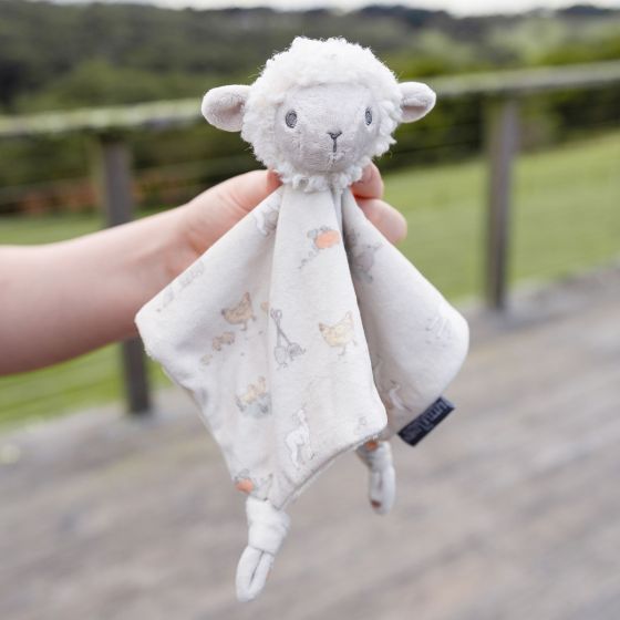 LITTLE LINEN COMFORTER - FARMYARD LAMB