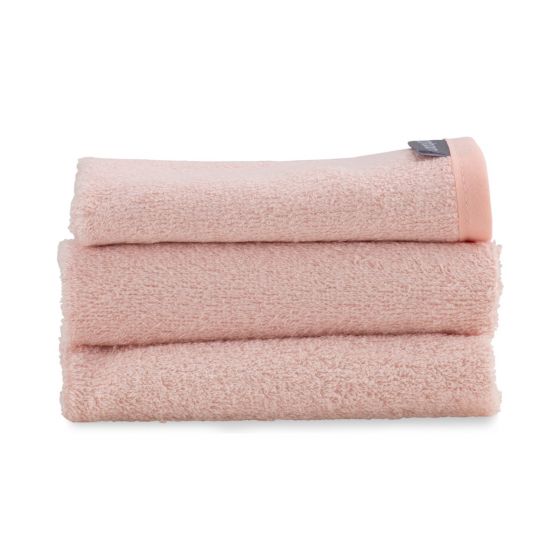 Little Bamboo Towelling Washer 3Pk - Dusty Rose
