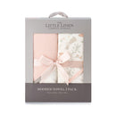 Little Linen |  Hooded Towel 2 Pack Harvest Bunny