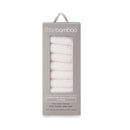Little Bamboo Towelling Washer 10pk - Natural