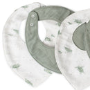 Little Bamboo Muslin Bib 5pk - Turtle Bay