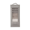 Little Bamboo Towelling Washer 10pk - Stone Grey