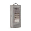 Little Bamboo Towelling Washer 10pk - Stone Grey