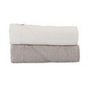 Little Bamboo Hooded Towel 2pk - Stone Grey